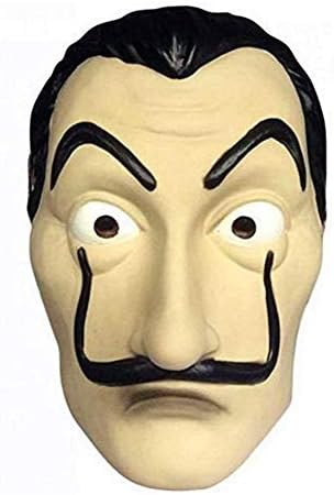 MIMINUO Latex Mask Halloween Mask Realistic Prop Face Mask Novelty Cosplay Costume Party Mask