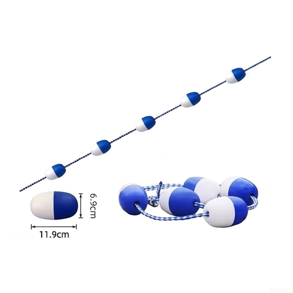 Boyas Flotantes Piscina 16.4ft Nylon Boyas Flotantes Piscina