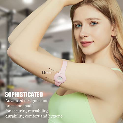 Divoti CGM Continuous Glucose Monitor Sensor Cover Armband Compatible with Dexcom G7, Trim-to-fit Adjustability - Baby Pink - Thumbnail 2