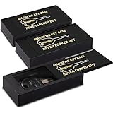 Hide A Key Magnetic Key Holder Under Car - Hide A Key for Your Car So You Never Lock Out - Plastic Magnet Key Hider to Store a Spare for Your Home, Storage, Office, or Vehicle - 3 pack - by RamPro