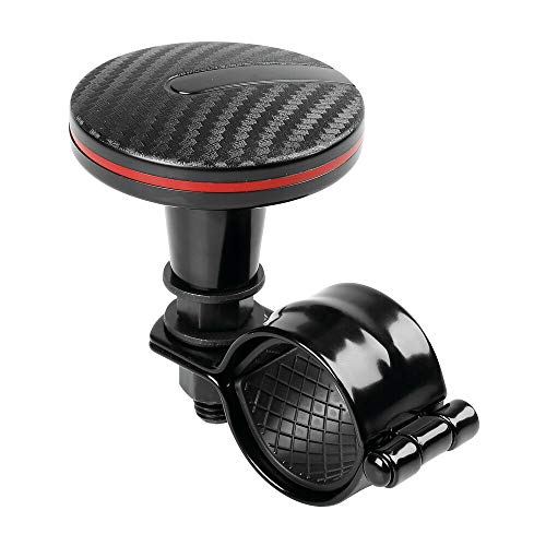 Mango de ayuda para volante de coche y camión, efecto de carbono Cover
