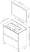 ARKITMOBEL Artikmobel 305050H - Mueble de Baño Dakota con Tres Cajones y...