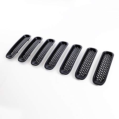EAG Clip-in Mesh Grille Insert Cover Fit for 07-15 Jeep Wrangler JK