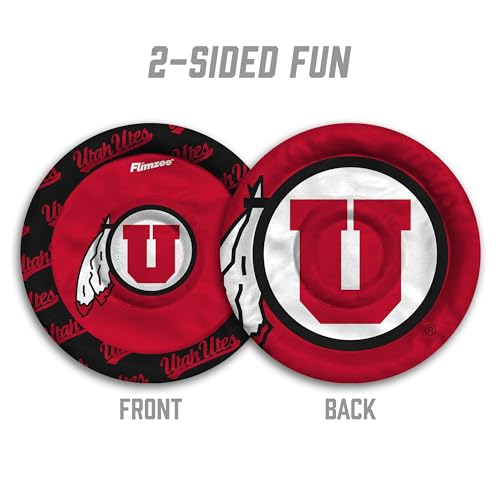 Image of YouTheFan NCAA Utah Utes Flimzee Bean-Bag Flying Disc