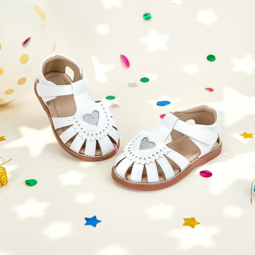 Image of Kiderence Toddler Girls Sandals Little Girls Kids Summer Shoes Toddler Sandals