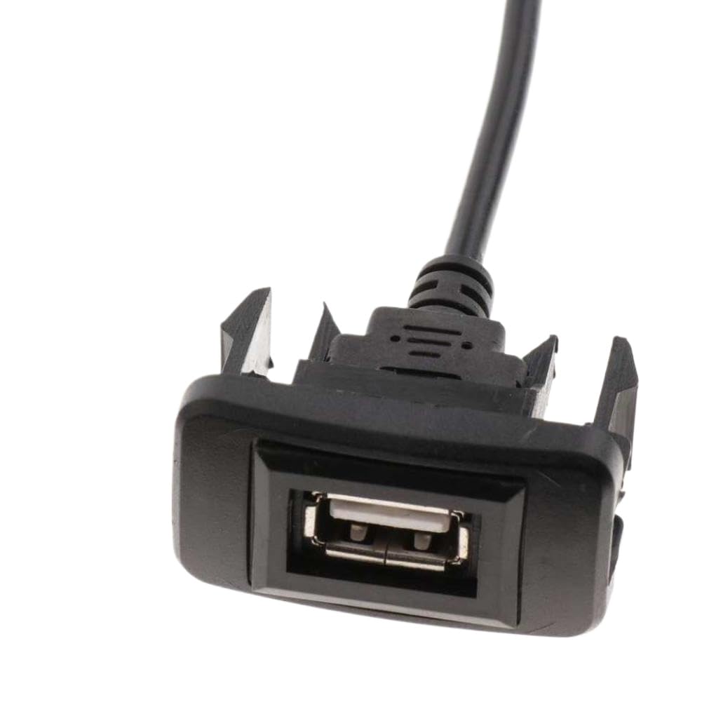 Panel deski rozdzielczej USB do montażu podtynkowego z klamrą kwadratowy 1 port gniazdo 3,5 m