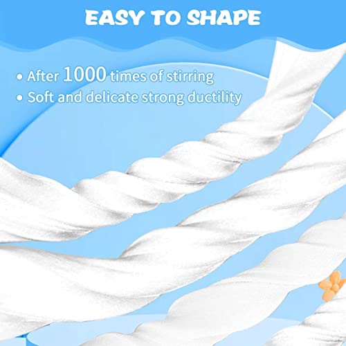 Modeling Foam Clay,500G Soft Air Dry Clay For Adults Lightweight Diy Creative Art Supplies With Sculpting Tools,Suitable For Cosplay/Crafts/Design/Shaping-White #TOP5