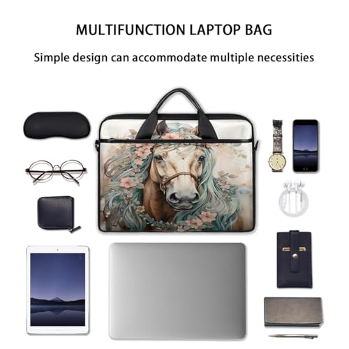 Funda para portátil de 15 pulgadas con diseño floral acuarela miniatura 7