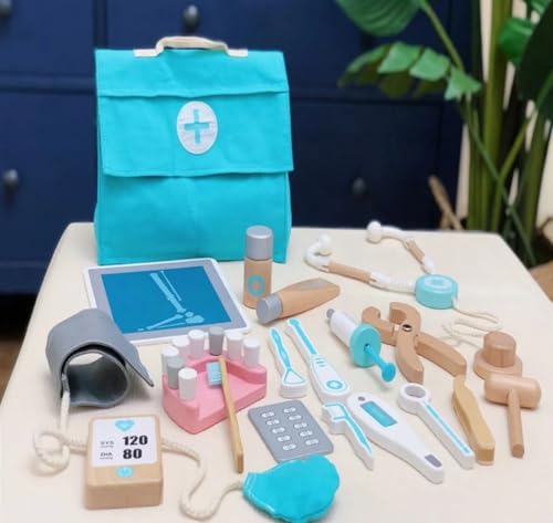 Image of Doctor On Call Play Set - 19-Piece Medical Kit for Kids with Realistic Instruments | Ideal for Ages 3+ | Encourages Imaginative Play & Learning | Complete Doctor Kit for Boys & Girls, Dr kit
