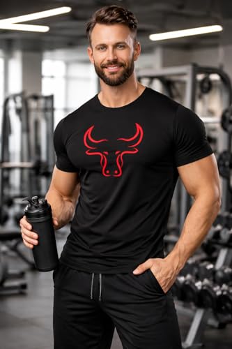Image of 3Colours RGB Active Fit T-Shirt - Lightweight Polyester Sportswear-Bull
