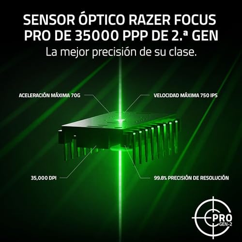 Miniatura 4 de Razer Viper V3 Pro - Ratón inalámbrico Ultraligero Esports Gaming (8K Hz HyperPolling, diseño Ligero de 55g, Sensor Focus Pro 35K dpi, HyperSpeed Wireless, 95 Horas de duración) Blanco