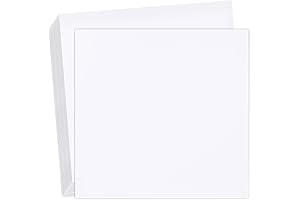 MCPINKY White Cardstock Scrapbook Paper 12 x 12 inches