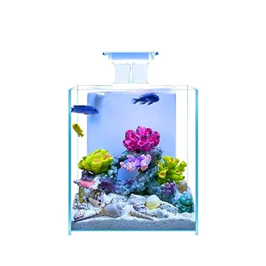Akkua Acuarionano, Acuario Nano Cubic 26 litros Kubik 30 con Filtro y luz