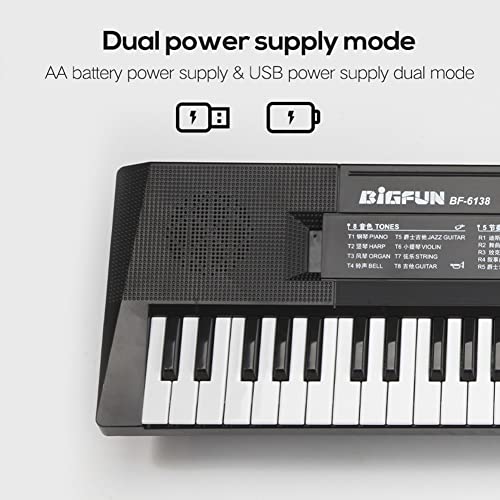 Sunydog-61 Touches Musique numérique Clavier électronique Enfants Piano électrique Multifonctionnel pour étudiant Piano… - Les Beatles, Paul McCartney, John Lennon, RIngo Starr, George Harrison Sunydog-61 Touches Musique numérique Clavier électronique Enfants Piano électrique Multifonctionnel pour étudiant Piano… – Image 7
