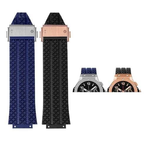 Bracelet montre silicone 26x19mm haut de gamme motif carreaux