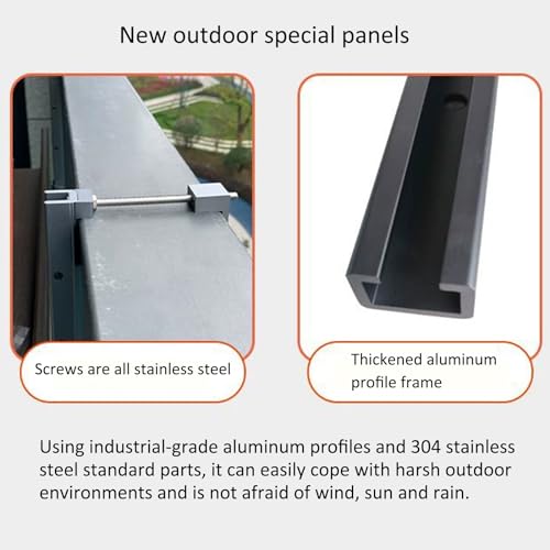 Table de balcon pliable et meuble de balustrade suspendu pratique - 6