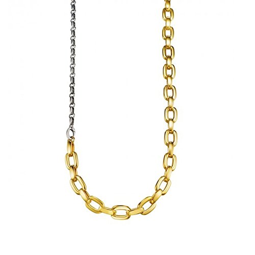 Preisvergleich Produktbild ESPRIT Collection Damen-Halsband Edelstahl rhodiniert Ohne Magna Gold ELNL11854B850