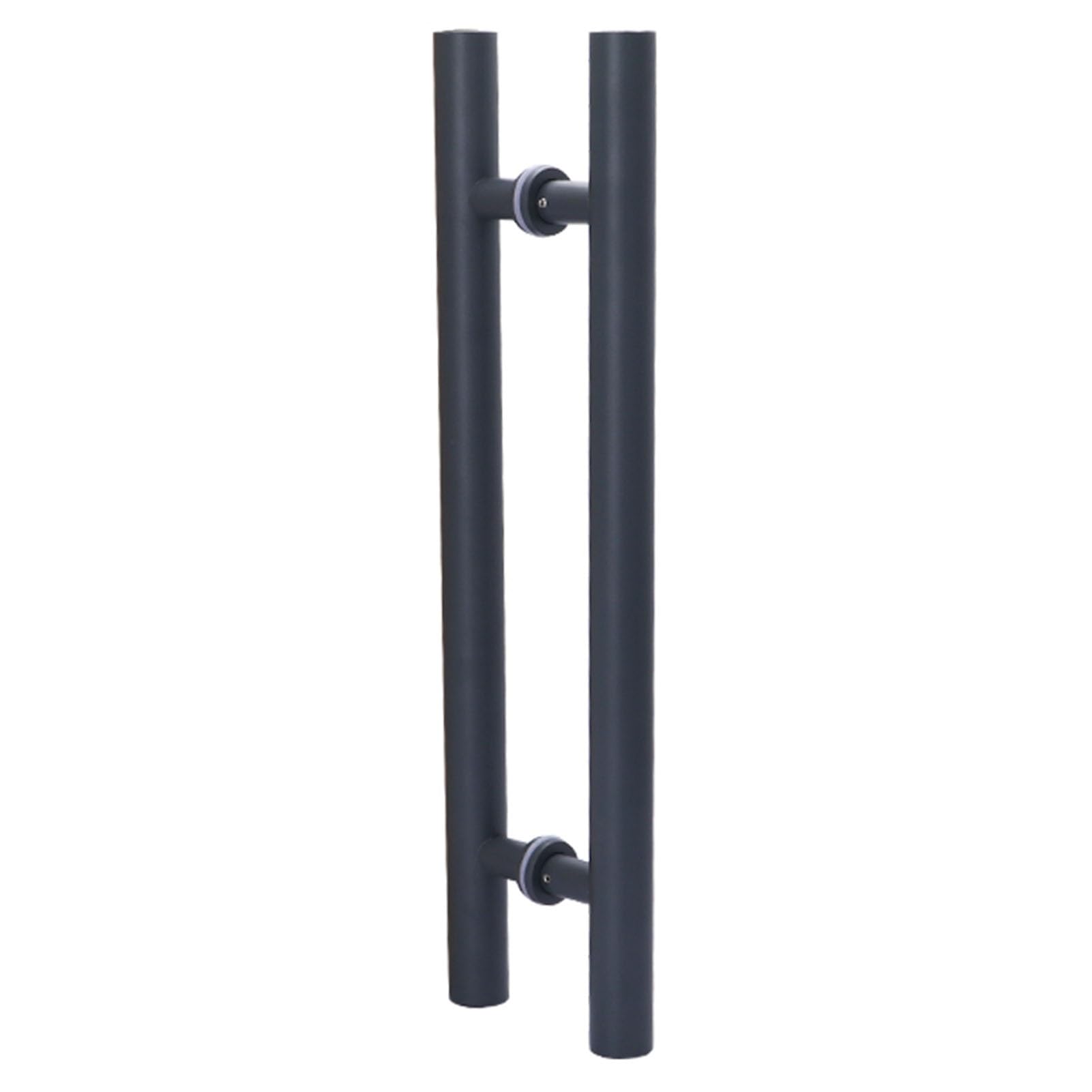 Poignées de porte de douche noires en acier inoxydable 304 pour salle de bain