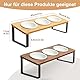 GUUSII HOME 3 Stück Ersatznäpfe Ersatzschalen Keramik für Bambus Foodbar, mikrowellen und spülmaschinenfest(12cm-6.76oz)