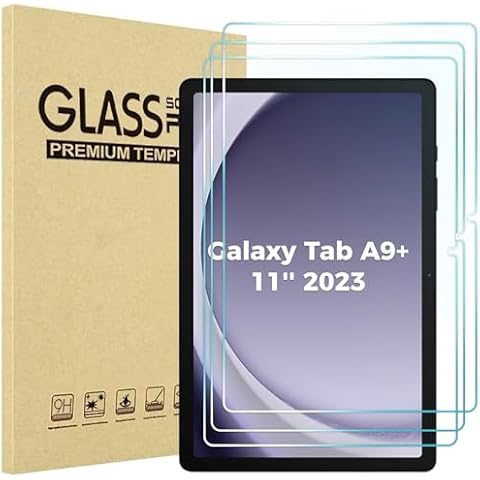 ProCase Tempered Glass Screen Protector for Galaxy Tab A9 Plus Cover