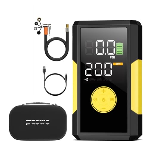 Gonfleur de pneus électrique portable 10000 mAh pour éviter les pannes de pression