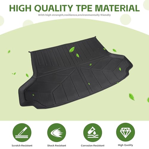 Qyebbk Trunk Mat for 2023-2026 Honda HR-V HRV Rear Cargo Mat All Weather TPE Protector Trunk Liner Accessories by Qyebbk - Image 6