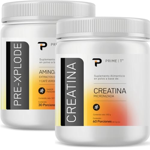 Proteínas, PRE-XPLODE Manzana Verde y Creatina 300 g