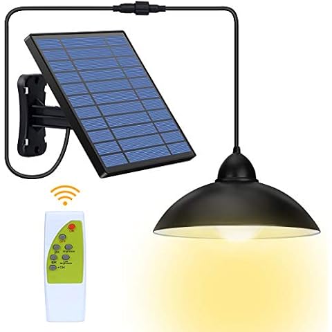 XYUE Solar Pendant Lamp with Remote Control Cover