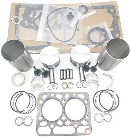 monica Z482 Engine Overhaul Rebuild Kit with Liner for Kubota T1600H Tractor