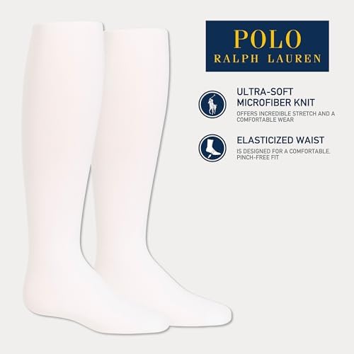 Polo Ralph Lauren girls Ultra Soft Microfiber Tights - 2 Pair Pack - Pinch-free Fit4