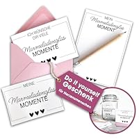 Glücks- Marmeladenglasmomente – Geschenk für Frauen, Schwester, Mitbringsel, Kleinigkeit, Valentinstag