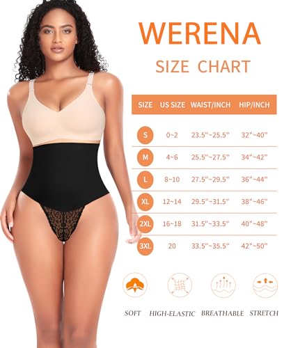 Image of Womens Thong Shapewear Mid to High Waisted Shaper Thong WN0017