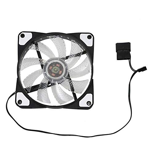 1X(120mm PC Computer 16dB Ultra Silent 33 LEDs Case Fan Heatsink Cooler Coo L3I7