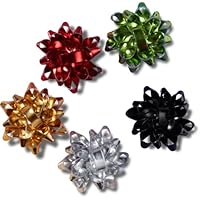 Crocs Jibbitz Shoe Charms, Christmas and Winter Holidays Collection Multi Pack, Holiday Bows, Pack Of 5