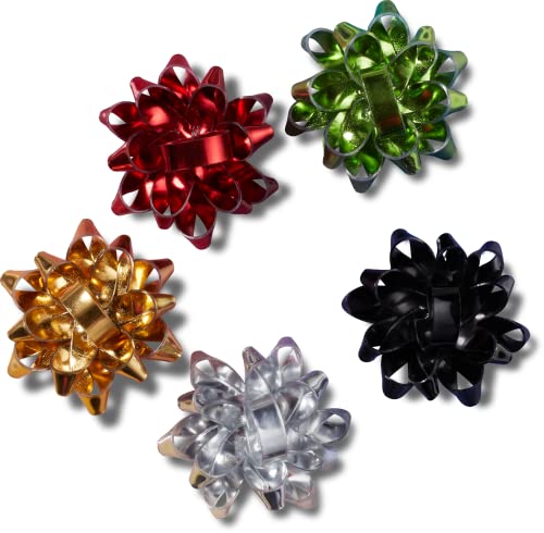 Jibbitz Holiday Bows Crocs : lot de 5 charms nœuds festifs taille unique