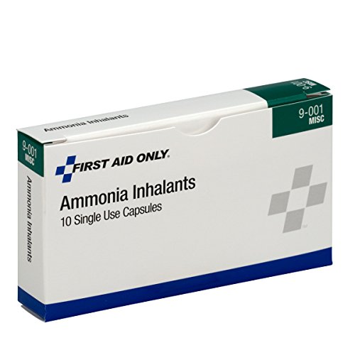 First Aid Only Ammonia Inhalants (Pack of 10)