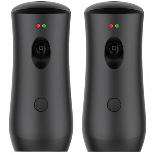 Automatic Air Freshener Spray Dispenser (2-Pack) Black Wall Mounted or Free Standing Battery...