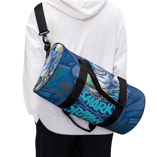 Sac de voyage requin surfant le duffel bag idéal pour votre week-end - 6