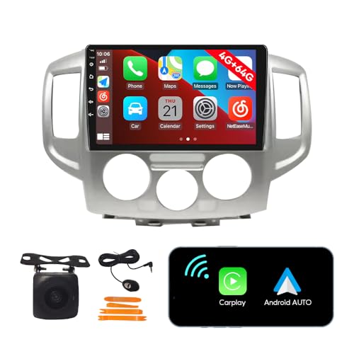Radio Carplay Android Auto 9" Pantalla Táctil 4G 64G miniatura 1