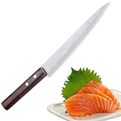 Sashimi Sushi Knife, Pro 8 Inch Chef' Fillet Knife, Kitchen Knife with German