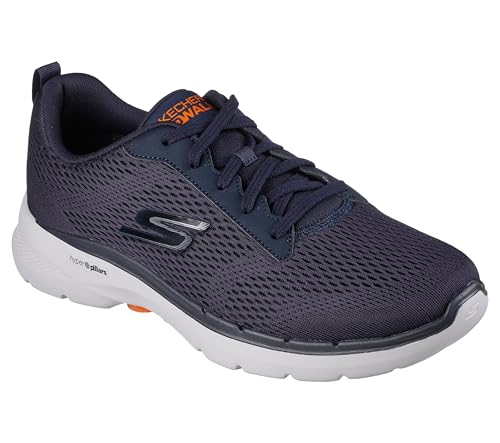 Image of Skechers Mens GO Walk 6 - AVALO Navy Walking Shoes