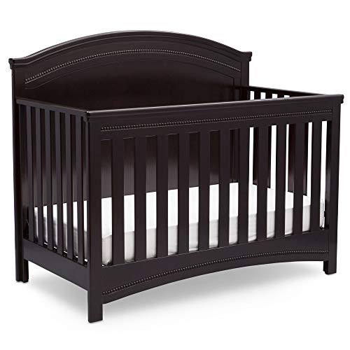 Simmons Kids SlumberTime Emma Convertible Baby Crib N More, Black Espresso