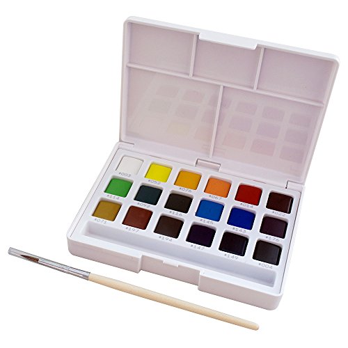 サクラクレパス 絵の具 プチカラー 96色セット Amazon.co.jp: サクラクレパス 絵の具 固形水彩 プチカラー 18色