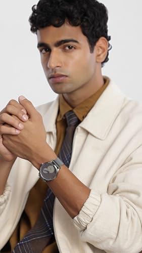 Image of Kenneth Cole Quartz Multifunction Grey Dial Grey Stainless Steel Strap Watch for Men - NEKCWGK2125201MN