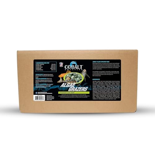 Cobalt Aquatics Algae Grazer Flakes with Probiotics 25lb
