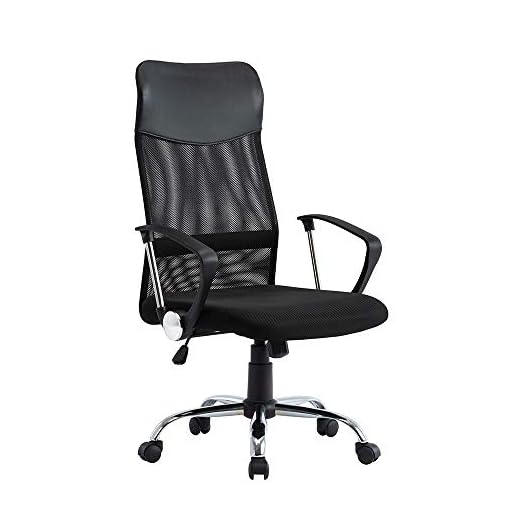 SHA XiaZhi Sedia Ufficio con Schienale in Rete, Ergonomica Poltrona per Ufficio e Gaming Regolabile, Sedie da Scrivania Nero, Sedia del Gioco Computer