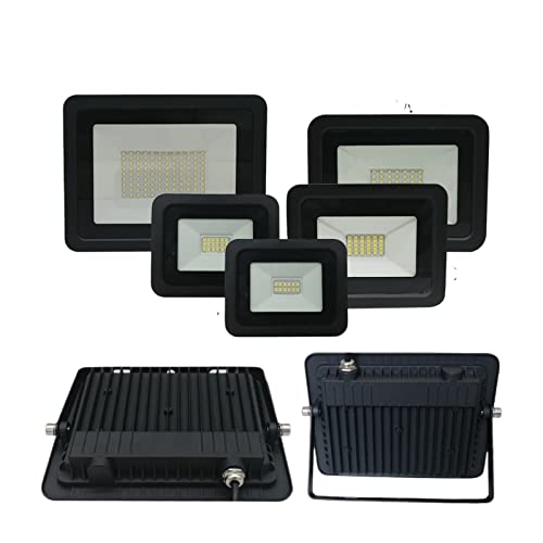 BINGNU Focos LED, DIRIGIÓ Floodlight 10 0W 50W 30W 20W 10W IP68 Reflectador de Reflector iluminación al Aire Libre Impermeable Lámpara Pared la luz Calle para Garaje y jardín(20W)