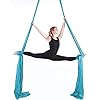 WWahuayuan-10M-Premium-Aerial-Silks-Equipment-Yoga-Pilates-Swing-Aerial-Yoga-Antigravity-Hammock-Trapeze-for-Acrobatic-DanceAir-Yoga-Aerial-Yoga-Hammock WWahuayuan 10M Premium Aerial Silks Equipment Yoga Pilates Swing Aerial Yoga Antigravity Hammock Trapeze for Acrobatic Dance,Air Yoga, Aerial Yoga Hammock (Blue)