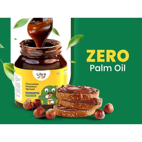 Image of Little Joys Chocolate Spread | No Refined Sugar, No Palm Oil, No Preservatives | Sweetened with Jaggery | Rich Hazelnut, Cocoa | 300g