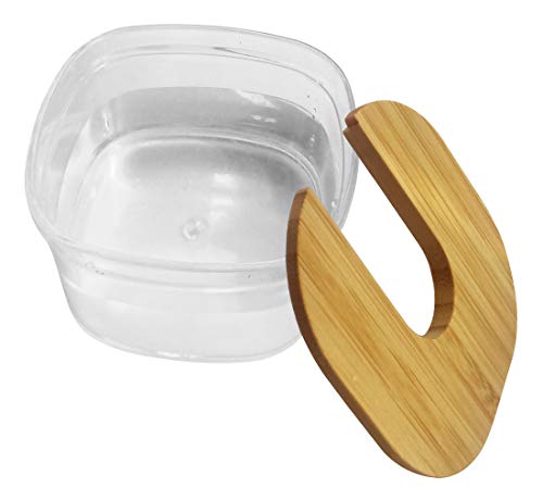 Fitsand Bamboo Shaver Rinse Stand Compatible With Skull Shaver Palm 3 Head Electric Razor, Electric Pitbull, Palm, Butterfly Kiss, Butterfly Pro And Bald Eagle Shavers #TOP2